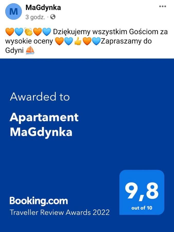 Appartement Apartament Magdynka à Gdynia Extérieur photo